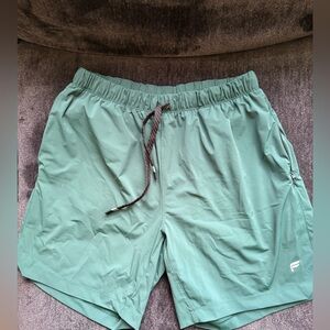 Men’s Deep Sea Green Fabletics The One Shorts Sz L